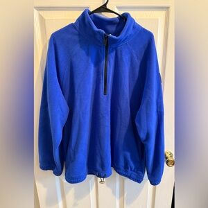 Women's Blue Fleece Pullover